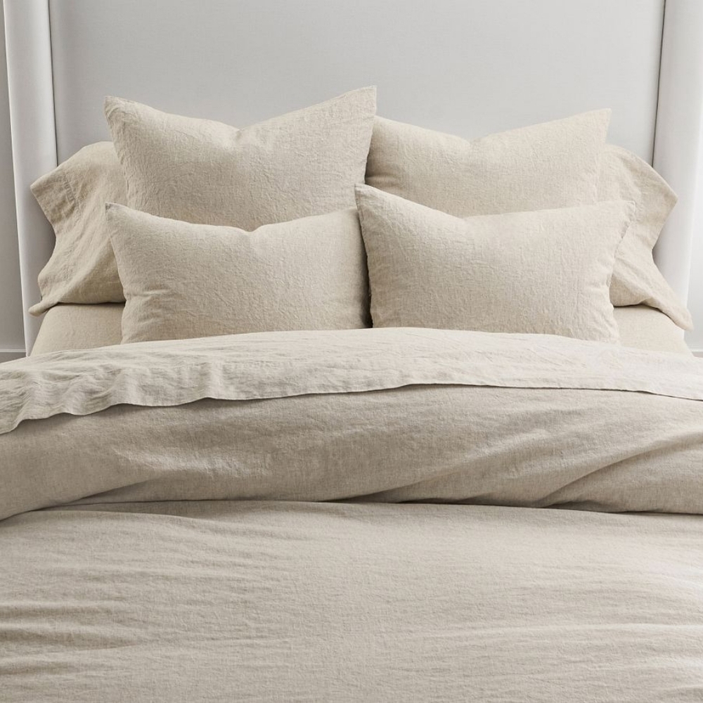Pottery Barn European Flax Linen Duvet Cover Full/Queen